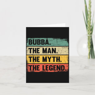 Bubba - Retro Gift for Bubba Card