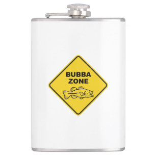 Bubba Zone Bass Fishing Hip Flask