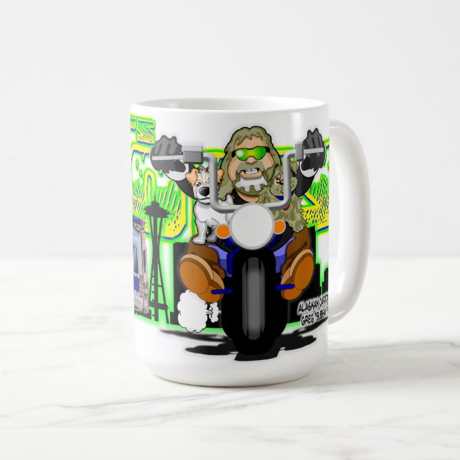 Bubba's Biker Toons Coffee Mug (Front Right)