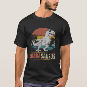 Bubbasaurus T Rex Dinosaur Bubba Saurus Family Mat T-Shirt