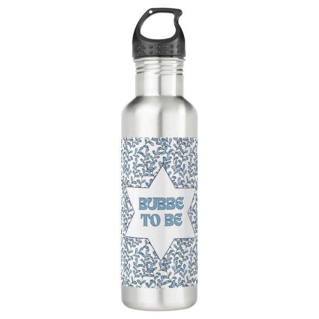 "Bubbe to Be" Funny New Grandma Pregnancy Reveal  710 Ml Water Bottle (Front)