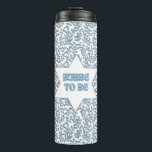 "Bubbe to Be" Funny New Grandma Pregnancy Reveal  Thermal Tumbler<br><div class="desc">Celebrate the soon-to-be Bubbe in your life with this charming 'Bubbe To Be' tumbler! Featuring a beautifully intricate Star of David surrounded by delicate blue foliage, this tumbler is the perfect gift for any expecting grandmother. The soothing blue and white colour palette is not only a nod to Jewish tradition...</div>