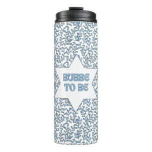 "Bubbe to Be" Funny New Grandma Pregnancy Reveal Thermal Tumbler
