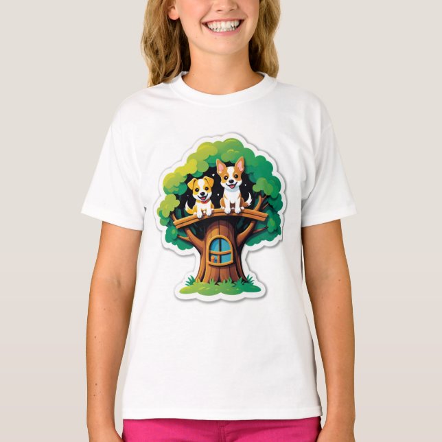 Bubble Adventure Puppy Bath T-Shirt (Front)
