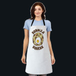 Bubble and Squeak Brunch UK British Food Cuisine Apron<br><div class="desc">Foodie design features an original marker illustration of 'bubble and squeak, ' a classic British food consisting of cabbage and potatoes,  and topped with an egg.</div>