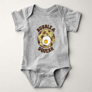 Bubble and Squeak Brunch UK British Food Cuisine Baby Bodysuit
