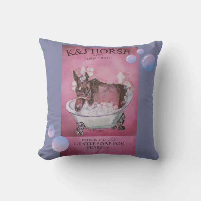  BUBBLE BATH ADD I DESIGNED Fleece Blanket Cushion (Front)