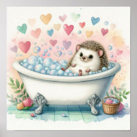 Bubble Bath Hedgehog