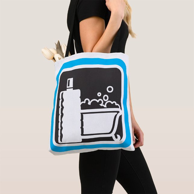 Bubble Bath Icon Tote Bag (Creator Uploaded)