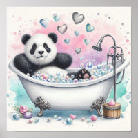 Bubble Bath Panda