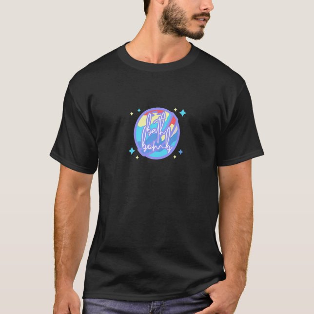 Bubble Bathtub Relaxation Bath Bombs Enthusiast T-Shirt (Front)