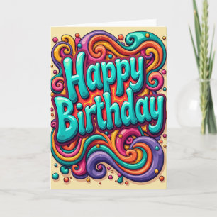 Bubble Birthday Card