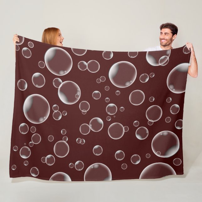 Bubble Blanket - Floating Bubbles Throw (In Situ)