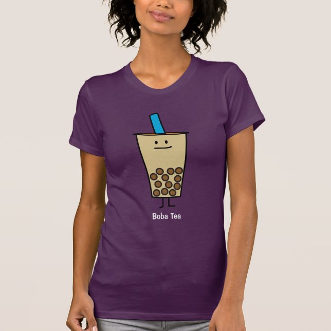 Bubble Boba Pearl Milk Tea Tapioca balls T-Shirt (Front)