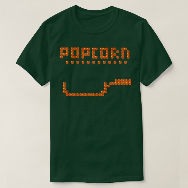 Bubble Bobble Popcorn T-Shirt (Design Front)