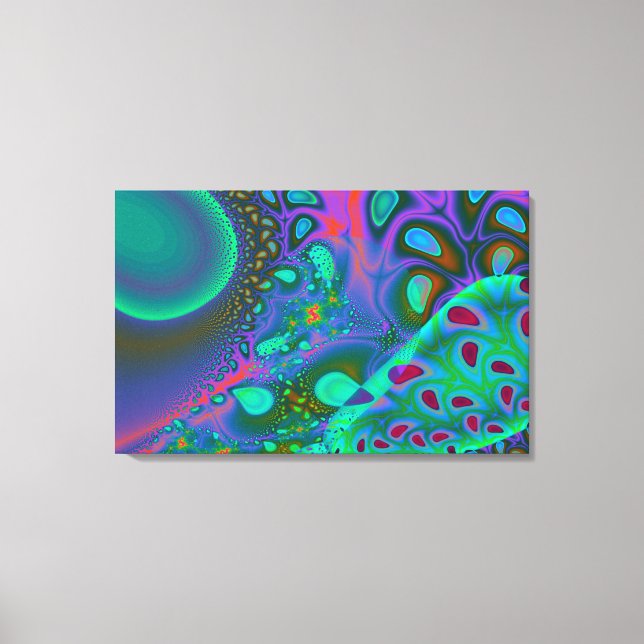 Bubble Caster Canvas Print (Front)