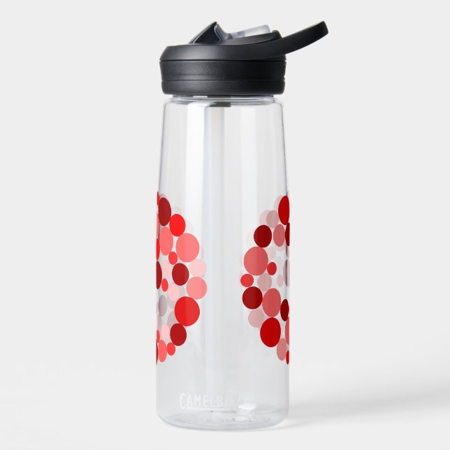 bubble circle water bottle (Left)