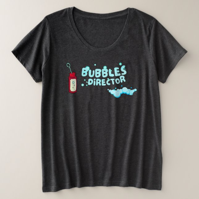 Bubble/cute/funny Plus Size T-Shirt (Design Front)
