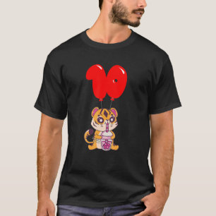 Bubble Ea Iger 10H Birthday Kids Balloon Party T-Shirt