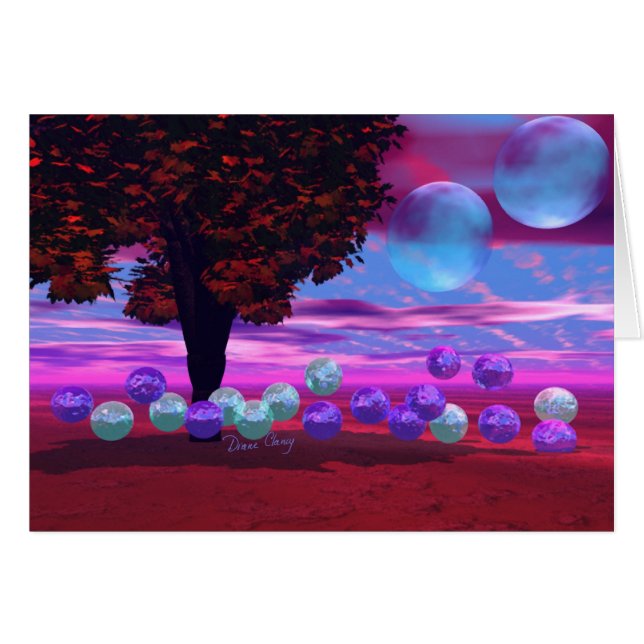 Bubble Garden - Rose and Azure Wisdom (Front Horizontal)