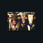 Bubble Gum Blowing Bulls Western Pop Canvas Art<br><div class="desc">Bubble Gum Blowing Bulls Western Pop Canvas Art digital painting by Artist Rick Short entitled 'The Three Amigos' of three bubble gum blowing bull cows in a row.</div>