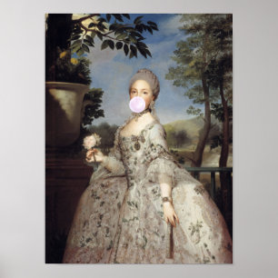Bubble gum Diva Luisa de Parma Poster