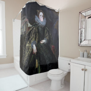 Bubble gum Diva Marchesa Shower Curtain