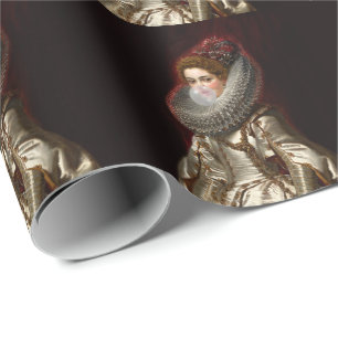 Bubble gum Diva Marchesa Wrapping Paper