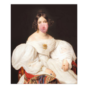 Bubble Gum Diva Photo Print