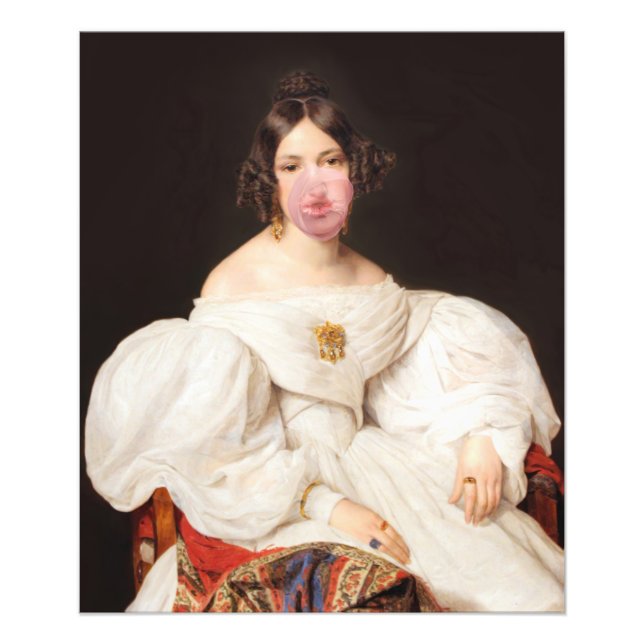 Bubble Gum Diva Photo Print (Front)