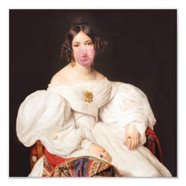 Bubble Gum Diva Photo Print (Front)