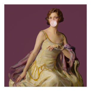 Bubble gum Diva Poster