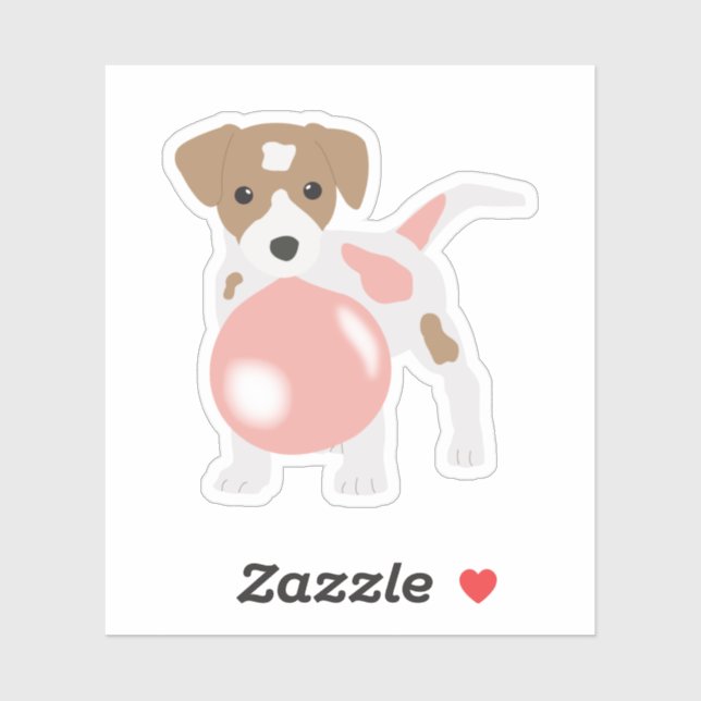 Bubble Gum Dog Blowing Bubble (Sheet)