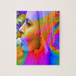 Bubble gum jigsaw puzzle