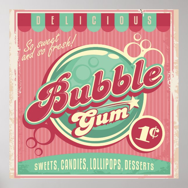 Bubble Gum Poster (Front)