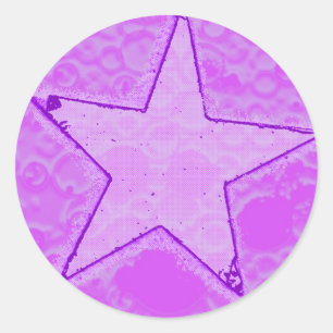 Bubble GUM Star Sticker