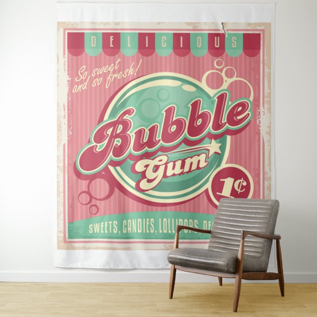 Bubble Gum Tapestry (In Situ)