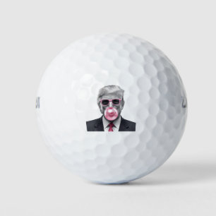 Bubble Gum Trump Donald Trump 2024 Vote for Trump  Golf Balls