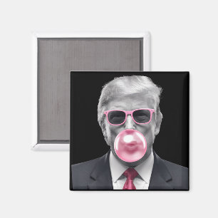 Bubble Gum Trump Donald Trump 2024 Vote for Trump Magnet