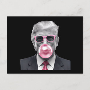 Bubble Gum Trump Donald Trump 2024 Vote for Trump  Postcard