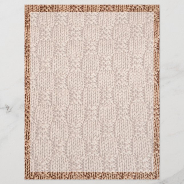 Bubble Knit Stitch Pattern by Shirley Taylor (Front)