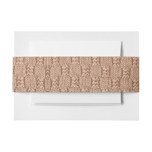 Bubble Knit Stitch Pattern by Shirley Taylor Invitation Belly Band