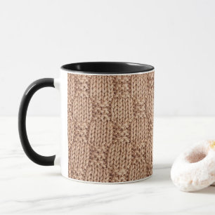 Bubble Knit Stitch Pattern by Shirley Taylor Mug