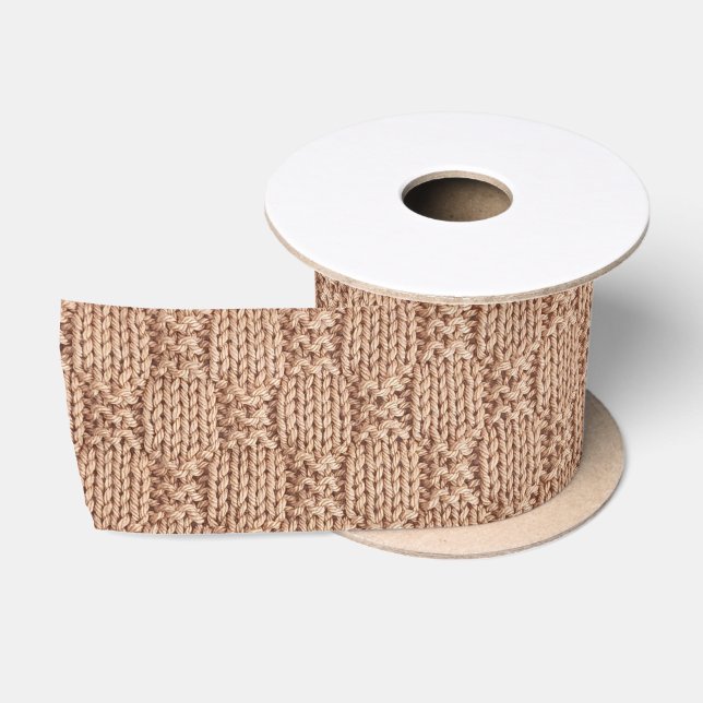 Bubble Knit Stitch Pattern by Shirley Taylor Satin Ribbon (Spool)