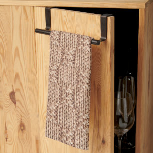 Bubble Knit Stitch Pattern by Shirley Taylor Tea Towel