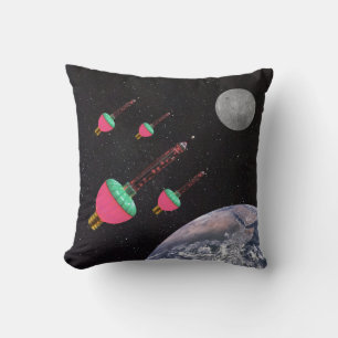 Bubble Lights in Space Cushion