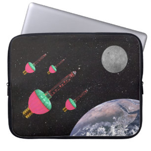 Bubble Lights in Space Laptop Sleeve