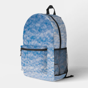Bubble Mammatus Clouds Blue Sky Nature Photography Printed Backpack