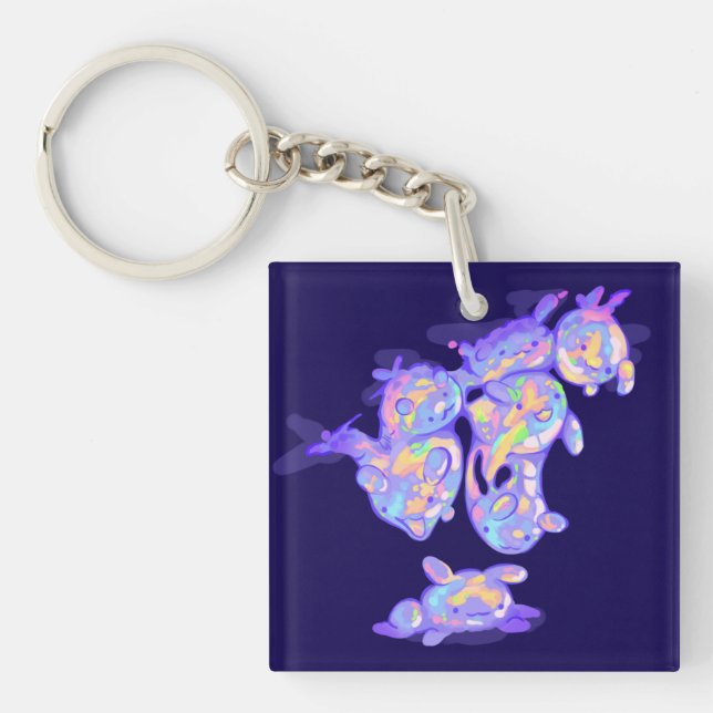 Bubble Monsters thanks Key Ring (Front)