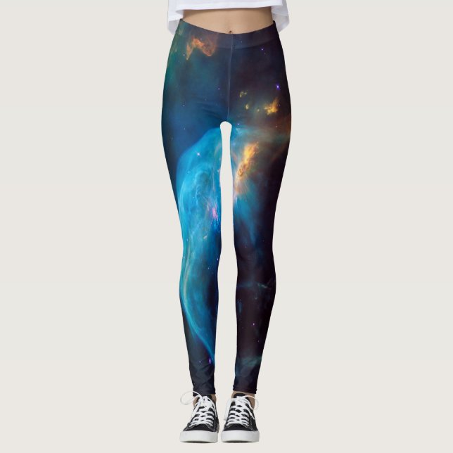 Bubble Nebula Space Astronomy Cosmic Leggings (Front)